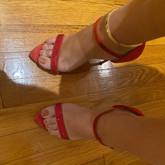 Francesco Sacco Rosso Heels size 38 - Picture 4 of 9